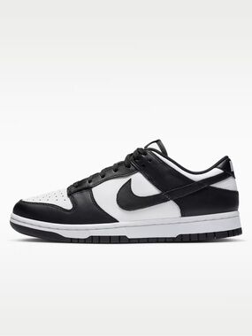 Nike Women’s Dunk Low Shoes in Black and White